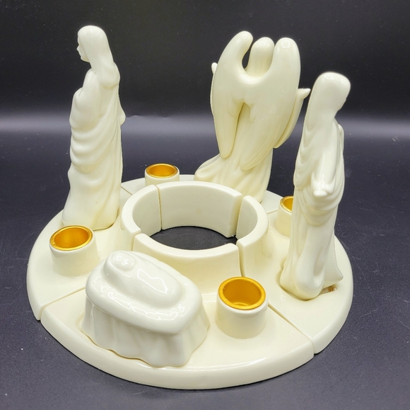 House Of Lloyd Nativity Advent Centerpiece Vintage 1998 Christmas - Picture 1 of 12